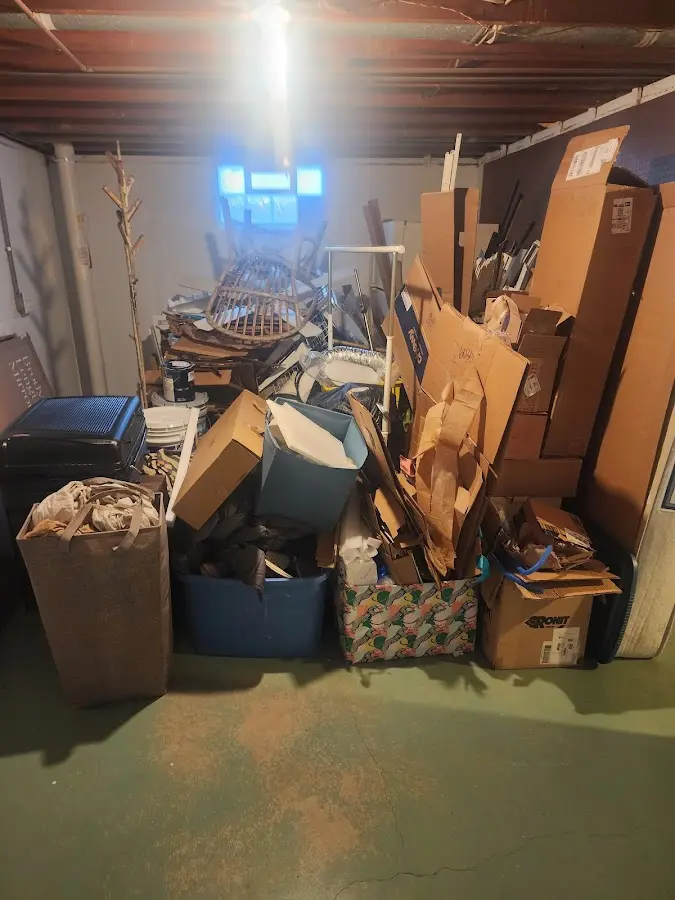 Roll-off dumpster container at job site for 20 Yard Dumpster Rental in Mountain House